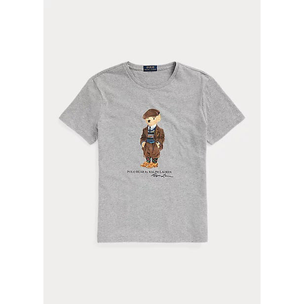 POLO RALPH LAUREN CUSTOM SLIM FIT POLO BEAR JERSEY T-SHIRT - Yooto