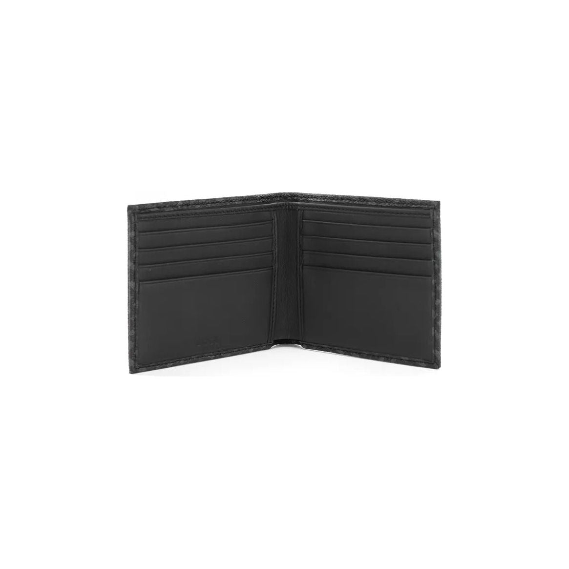 BOSS BILLFOLD WALLET IN MONOGRAMMED ITALIAN FABRIC - Yooto