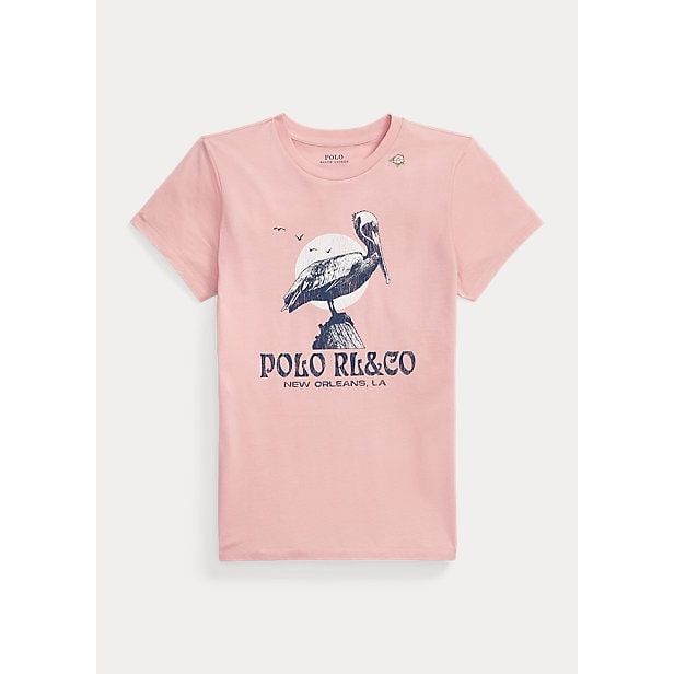 Polo Ralph Lauren Pelican Logo Graphic Jersey Tee - Yooto