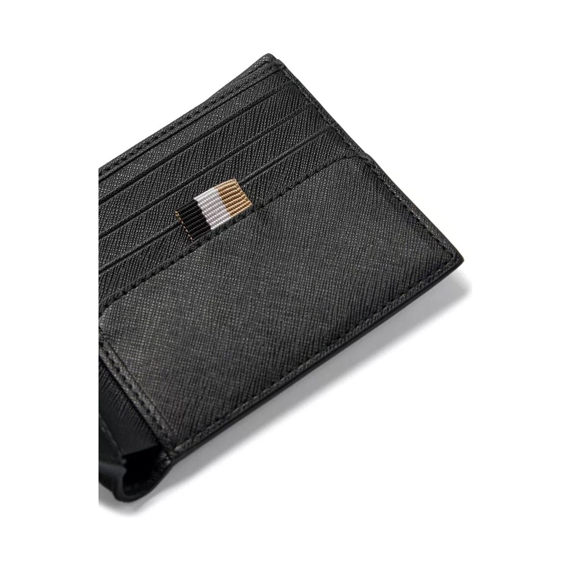 BOSS STRUCTURED BILLFOLD WALLET WITH LOGO LETTERING - Yooto
