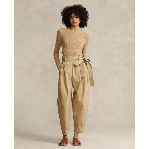 Load image into Gallery viewer, Oversize Belted Cotton Trouser - Yooto
