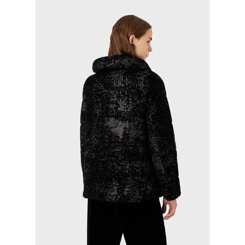 Load image into Gallery viewer, EMPORIO ARMANI WATER-REPELLENT NYLON JACKET WITH ALL-OVER FLOCKED GRAPHIC DESIGN - Yooto

