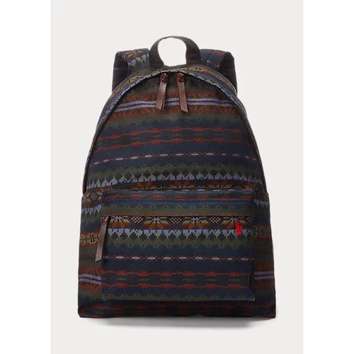 Load image into Gallery viewer, POLO RALPH LAUREN FAIR ISLE CANVAS BACKPACK - Yooto
