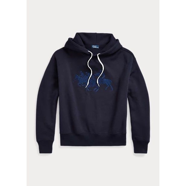 POLO RALPH LAUREN TRIPLE-PONY FLEECE HOODIE - Yooto