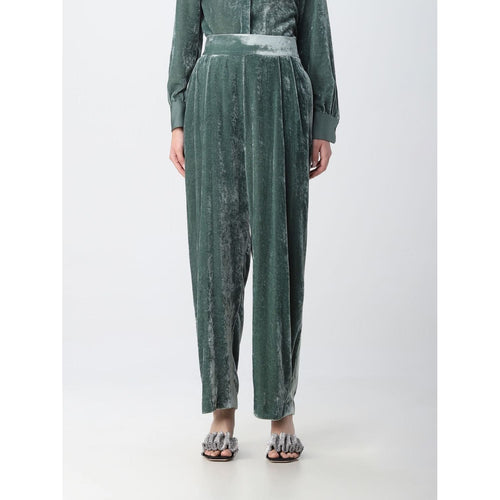 Load image into Gallery viewer, EMPORIO ARMANI STRAIGHT VELVET-EFFECT TROUSERS - Yooto
