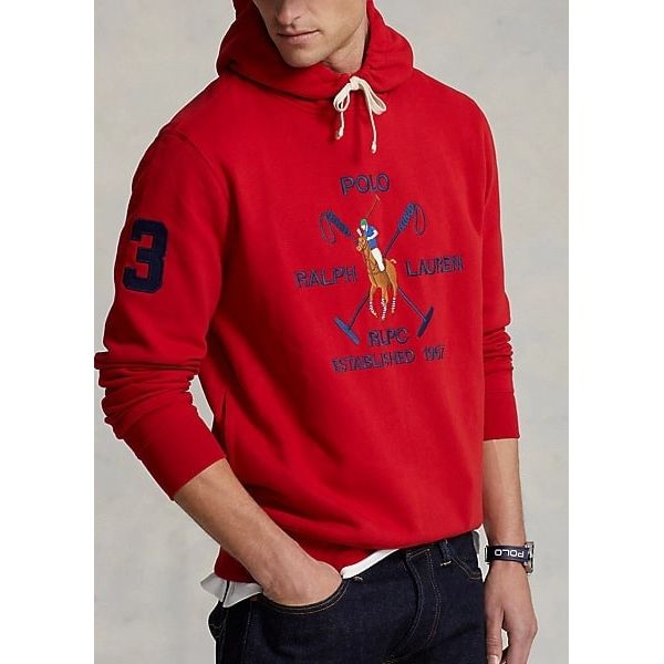 POLO RALPH LAUREN BIG POLO CREST FLEECE HOODIE - Yooto