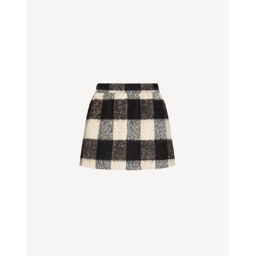 Load image into Gallery viewer, Red Valentino mini skirt in checked wool - Yooto

