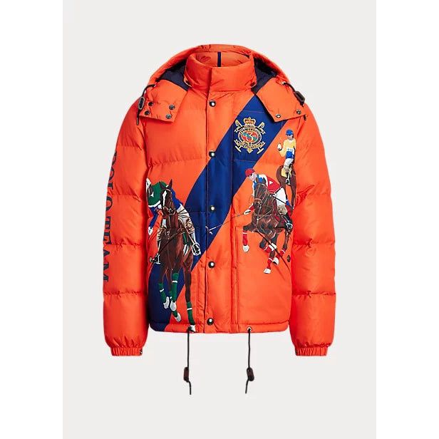 POLO RALPH LAUREN WATER-RESISTANT GRAPHIC DOWN JACKET - Yooto