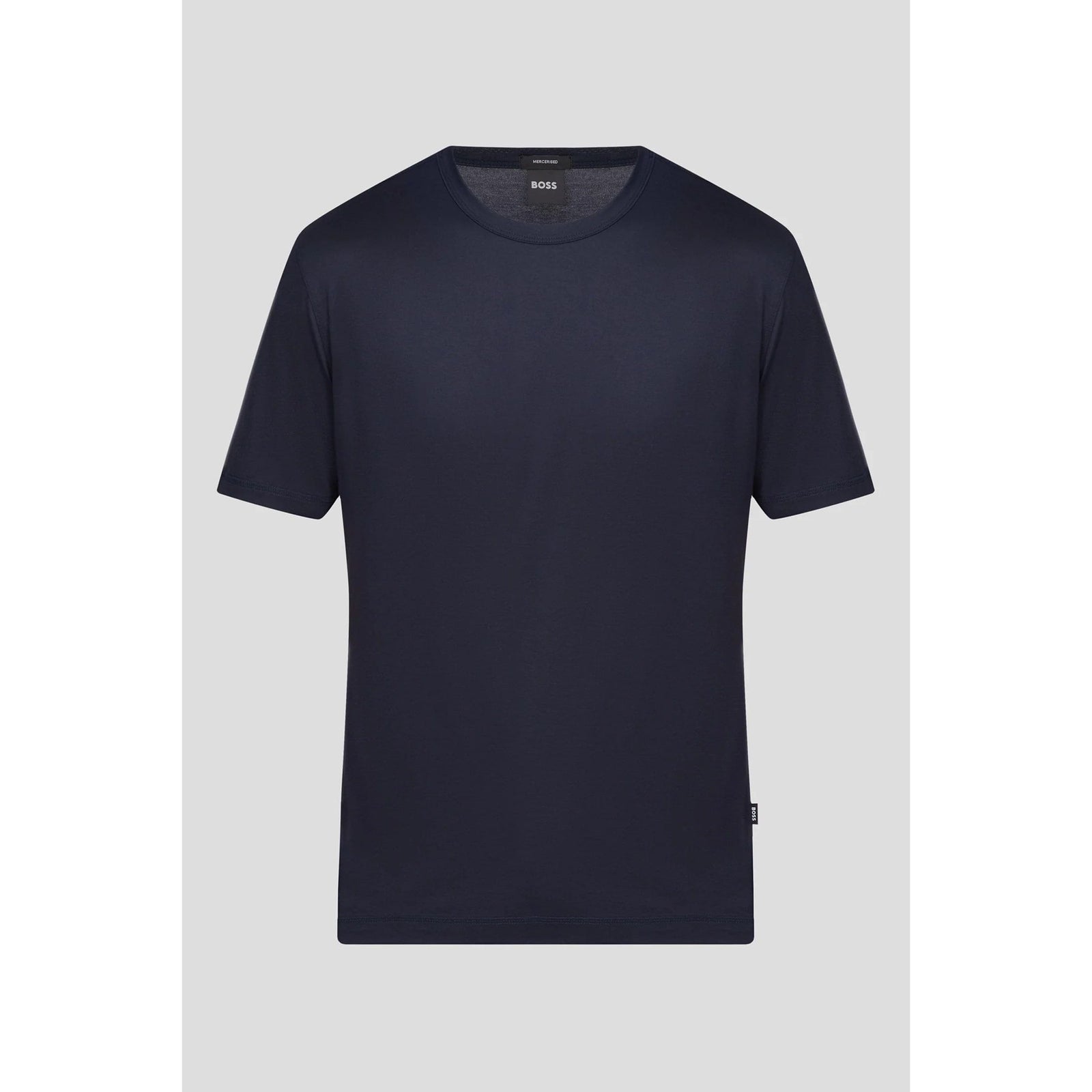 BOSS SHORT SLEEVED MERCERISED COTTON JERSEY T-SHIRT - Yooto