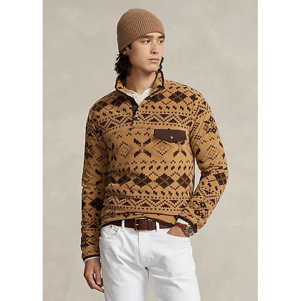 POLO RALPH LAUREN FAIR ISLE-INSPIRED FLEECE PULLOVER - Yooto