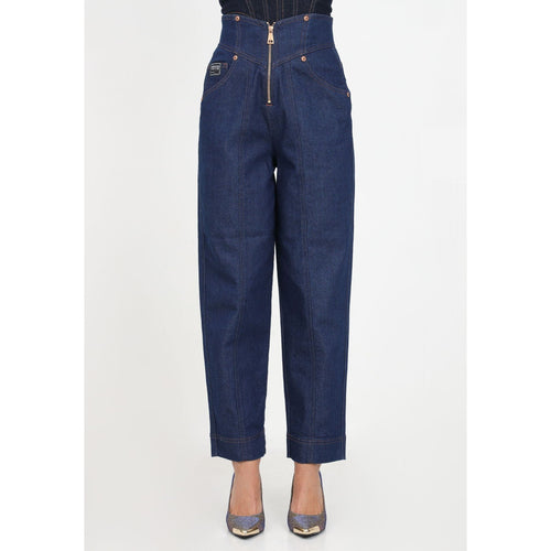 Load image into Gallery viewer, VERSACE JEANS COUTURE HIGH WAISTED DARK DENIM JEANS - Yooto
