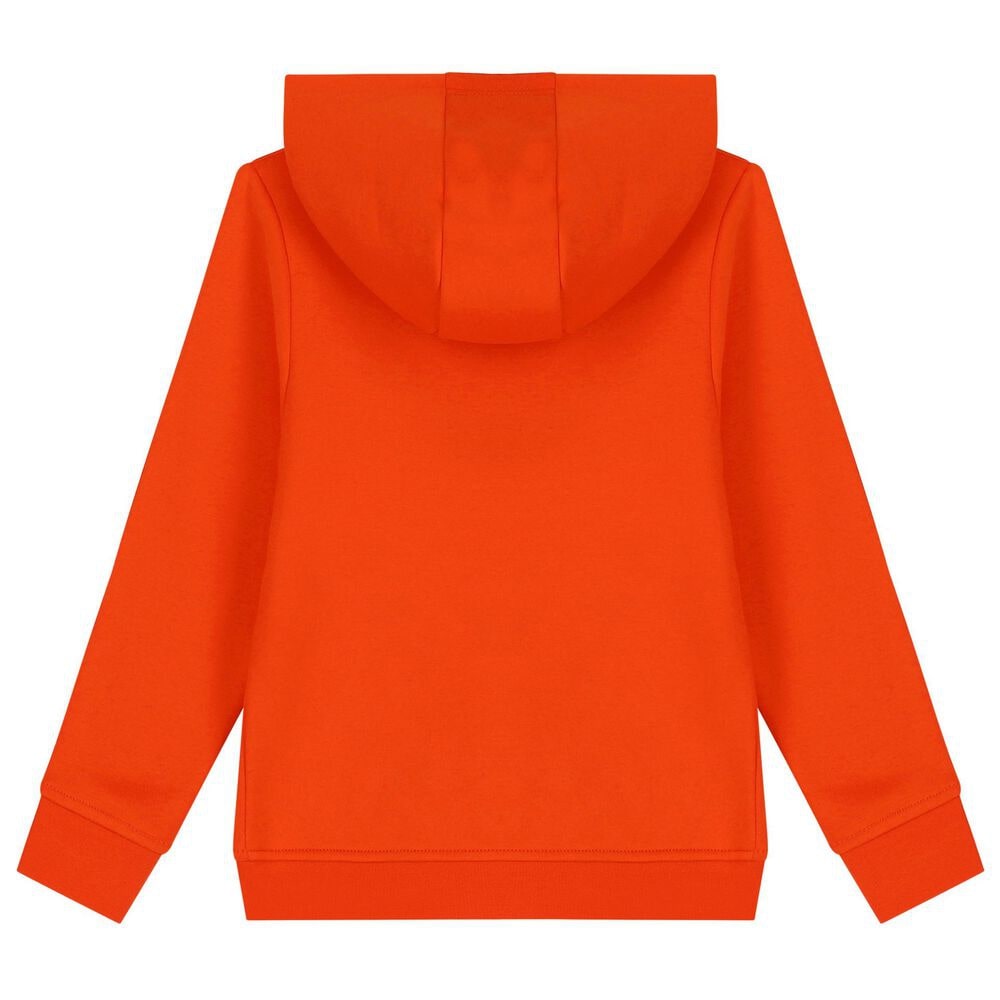 BOSS KIDS COTTON-BLEND HOODIE WITH EMBROIDERED GRADIENT LOGO - Yooto