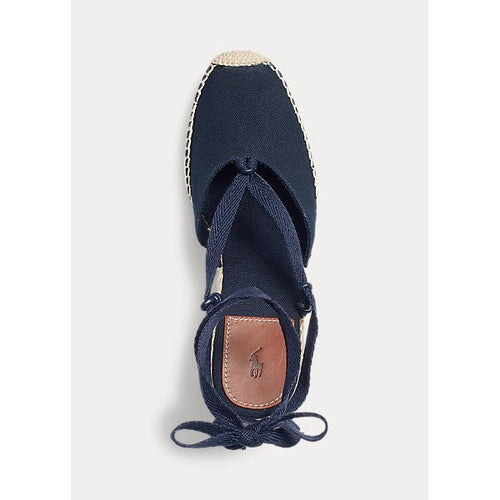 Load image into Gallery viewer, POLO RALPH LAUREN CANVAS WEDGE ESPADRILLES - Yooto
