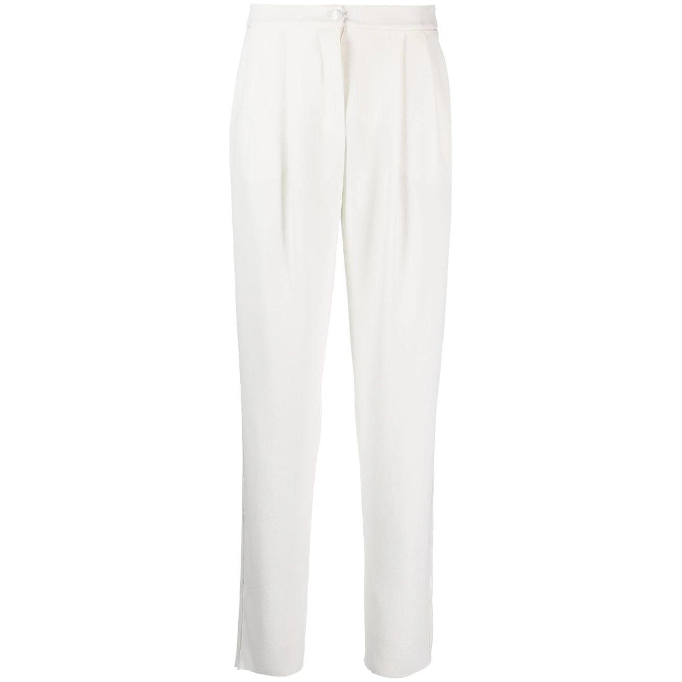 EMPORIO ARMANI HIGH-WAIST TAPERED TROUSERS - Yooto