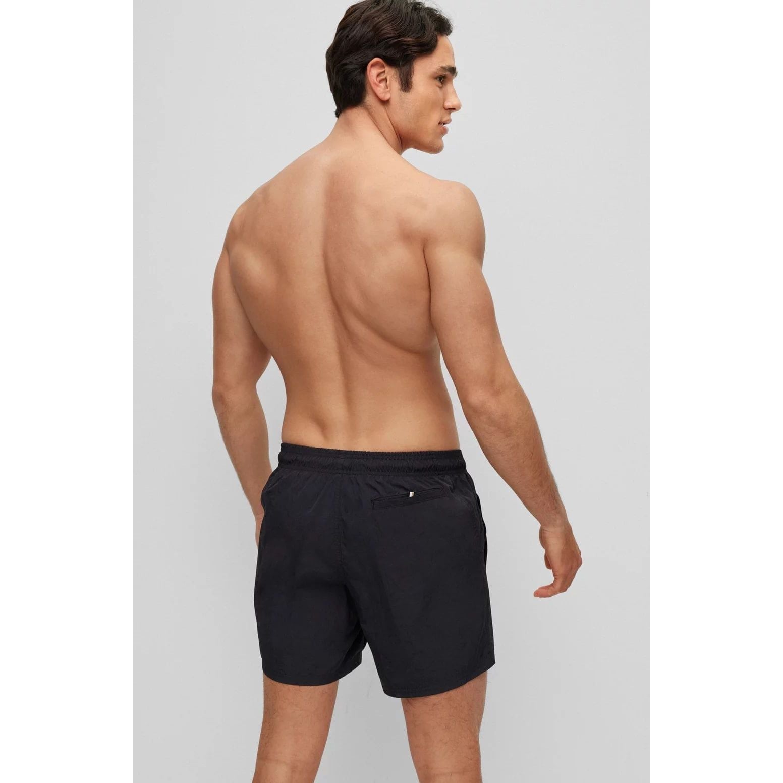 BOSS QUICK-DRYING SWIM SHORTS WITH CONTRAST LOGO - Yooto