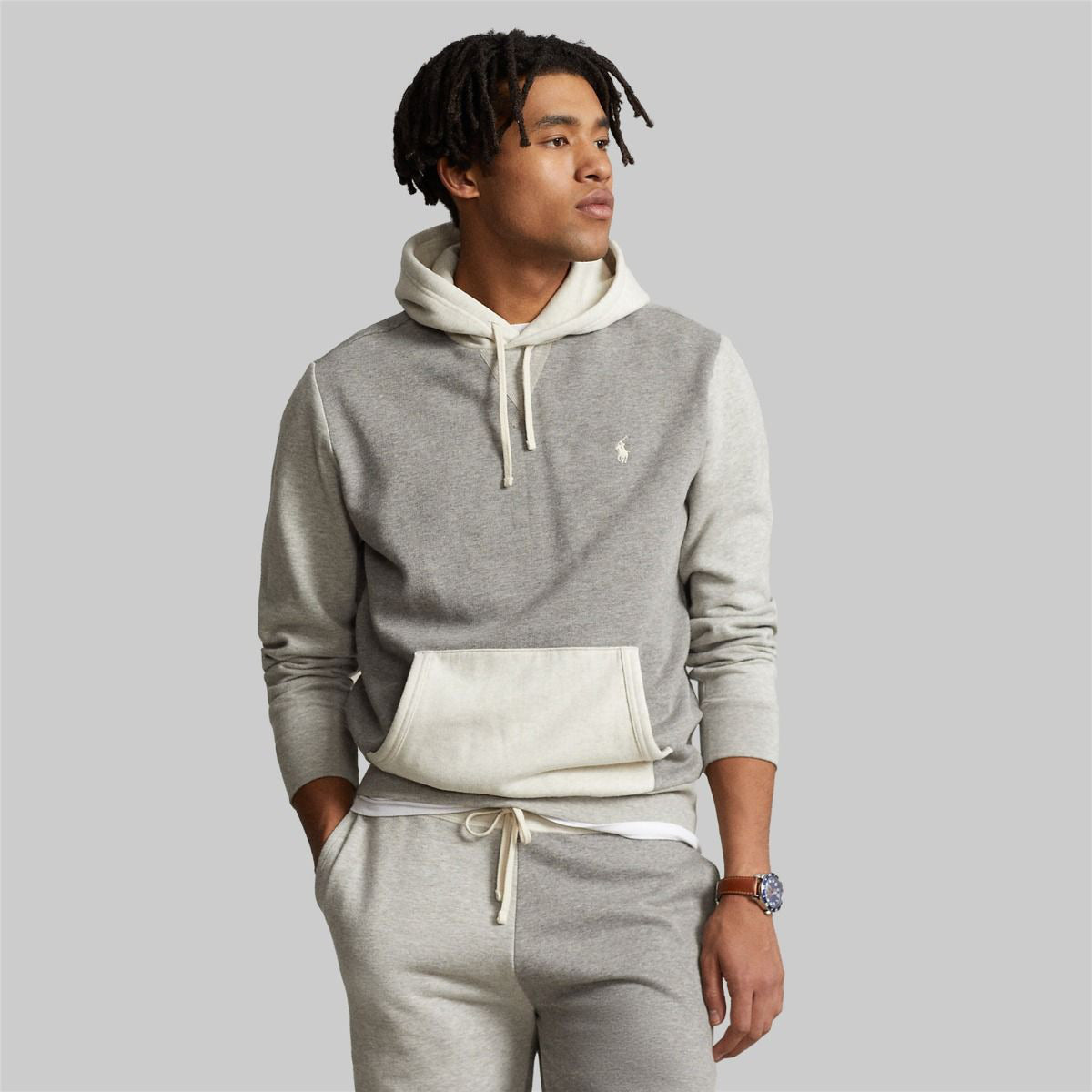 POLO RALPH LAUREN THE RL FLEECE COLOR-BLOCKED HOODIE - Yooto