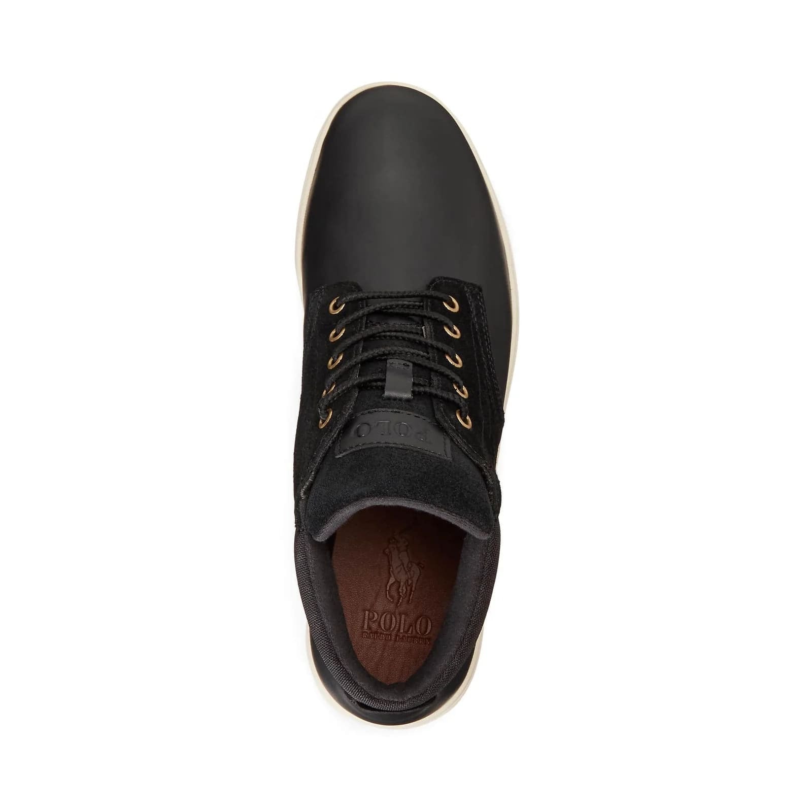 POLO RALPH LAUREN WATERPROOF LEATHER-SUEDE SNEAKER BOOT - Yooto