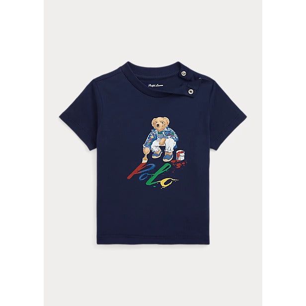 POLO RALPH LAUREN POLO BEAR COTTON LONG-SLEEVE T-SHIRT - Yooto