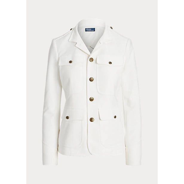 POLO RALPH LAUREN BUTTONED JACQUARD BLAZER - Yooto