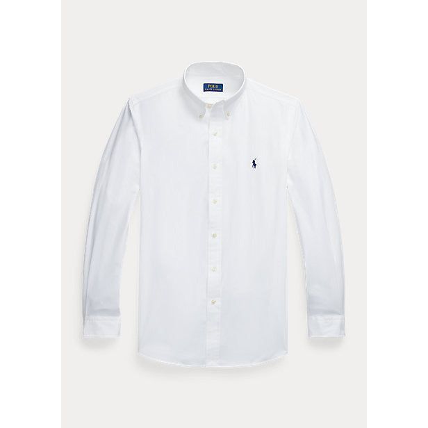 POLO RALPH LAUREN CUSTOM FIT STRETCH POPLIN SHIRT - Yooto