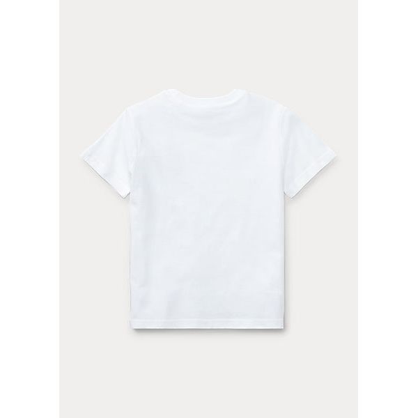 POLO RALPH LAUREN COTTON JERSEY CREWNECK T-SHIRT - Yooto