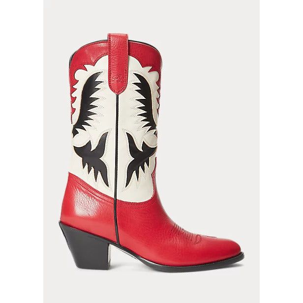 Ralph lauren red on sale boots