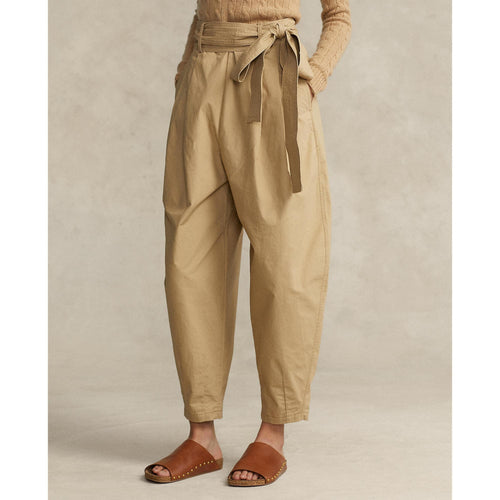 Load image into Gallery viewer, Oversize Belted Cotton Trouser - Yooto
