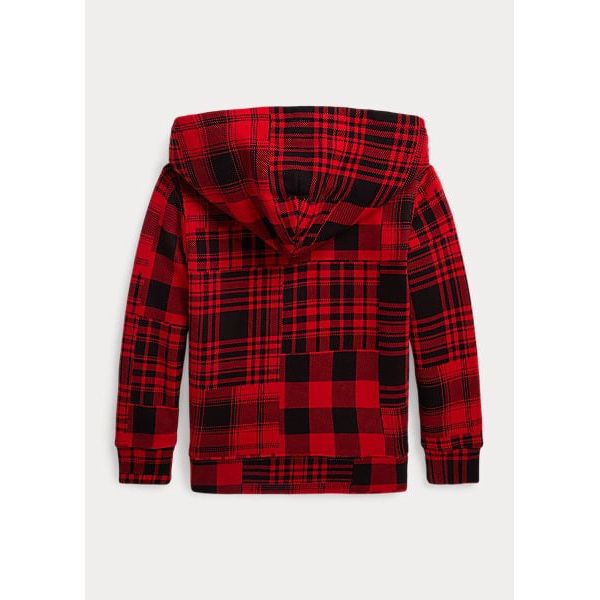 POLO RALPH LAUREN POLO BEAR PLAID HOODIE - Yooto