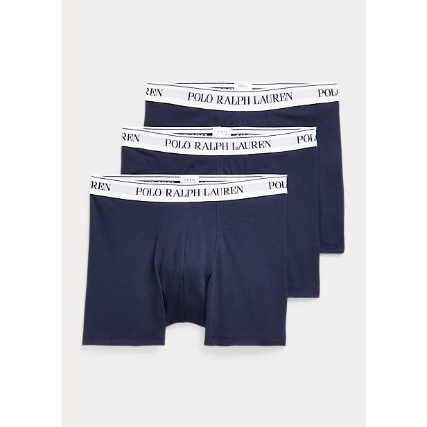Polo Ralph Lauren Three pairs of stretch cotton boxers - Yooto