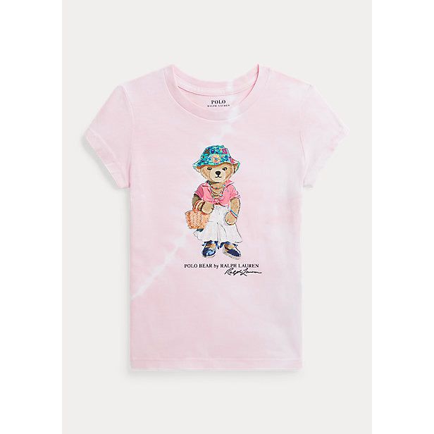 POLO RALPH LAUREN POLO BEAR TIE-DYE COTTON JERSEY TEE - Yooto