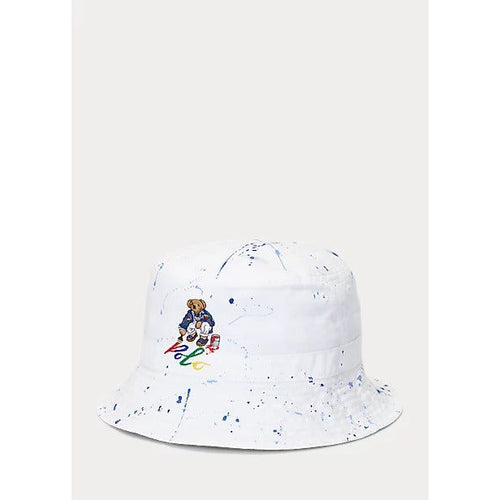 Load image into Gallery viewer, POLO RALPH LAUREN PAINT-SPLATTER POLO BEAR BUCKET HAT - Yooto
