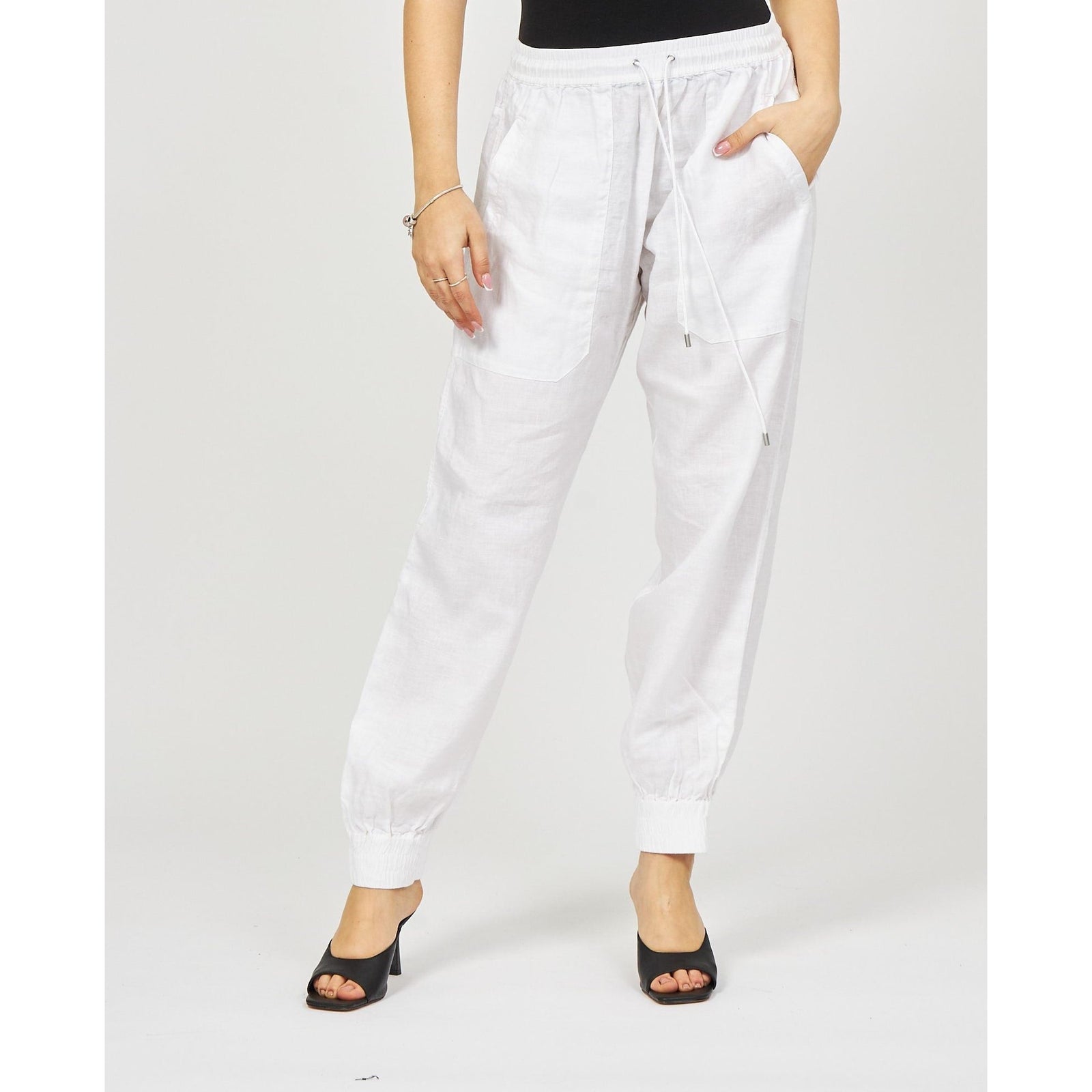 BOSS TROUSERS WITH ELASTIC AND DRAWSTRING - Yooto