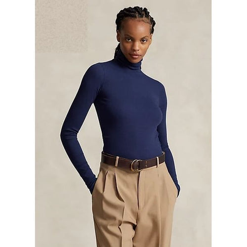 Load image into Gallery viewer, POLO RALPH LAUREN STRETCH RIB-KNIT ROLL NECK - Yooto
