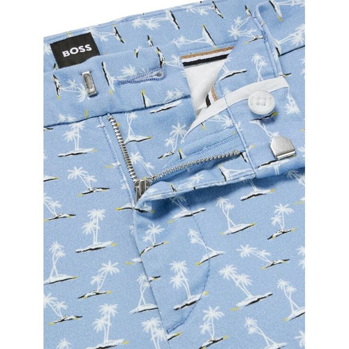 Load image into Gallery viewer, BOSS STRETCH-COTTON SLIM-FIT SHORTS WITH SEASONAL PRINT - Yooto
