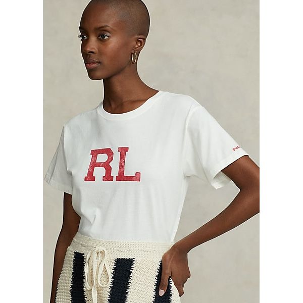 POLO RALPH LAUREN RL LOGO JERSEY T-SHIRT - Yooto