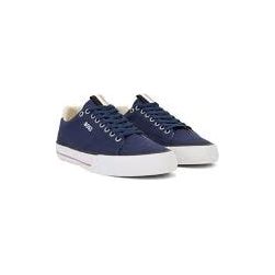 COTTON-CANVAS TRAINERS WITH SIGNATURE-STRIPE TRIM - Yooto