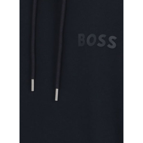 Load image into Gallery viewer, BOSS ORGANIC-COTTON HOODED SWEATSHIRT WITH RUBBER-PRINT LOGO - Yooto
