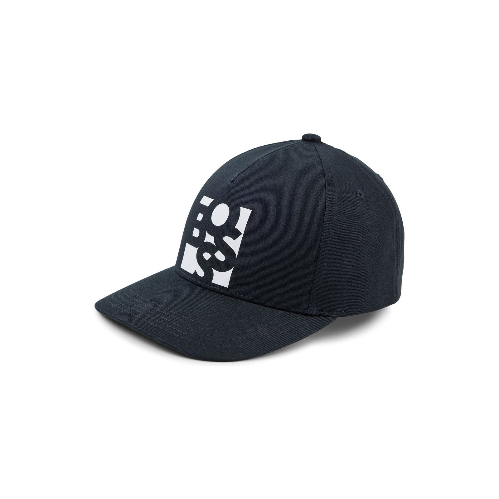 BOSS COTTON-TWILL FIVE-PANEL CAP WITH LOGO PRINT - Yooto