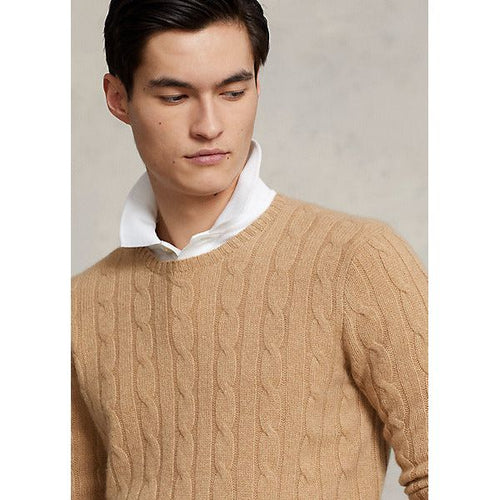 Load image into Gallery viewer, POLO RALPH LAUREN THE ICONIC CABLE-KNIT CASHMERE JUMPER - Yooto

