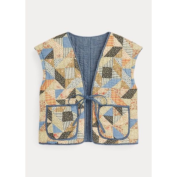 POLO RALPH LAUREN REVERSIBLE QUILTED COTTON GILET - Yooto