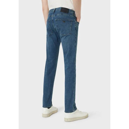 Load image into Gallery viewer, EMPORIO ARMANI J45 REGULAR-FIT JEANS IN COMFORT-TWILL DENIM - Yooto
