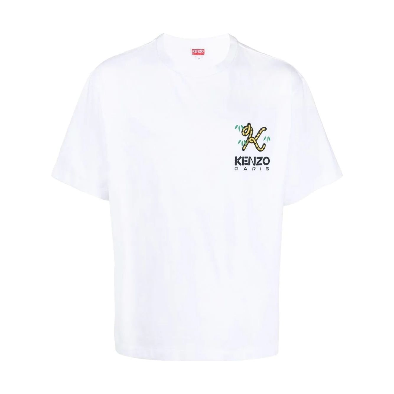Kenzo logo-embroidered cotton T-shirt - Yooto