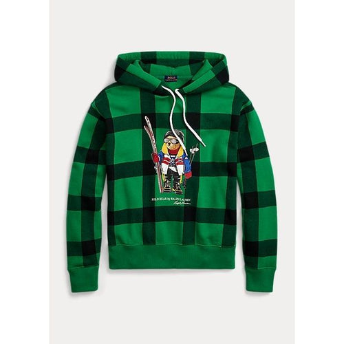 Load image into Gallery viewer, Polo Ralph Lauren
Polo Bear Plaid Fleece Hoodie - Yooto
