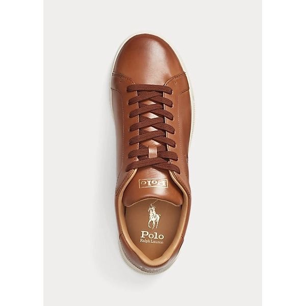 Polo Ralph Lauren Heritage Court II Leather Trainer - Yooto