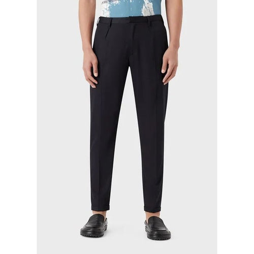 Load image into Gallery viewer, EMPORIO ARMANI LIGHTWEIGHT LYOCELL-BLEND SATIN CHINOS - Yooto
