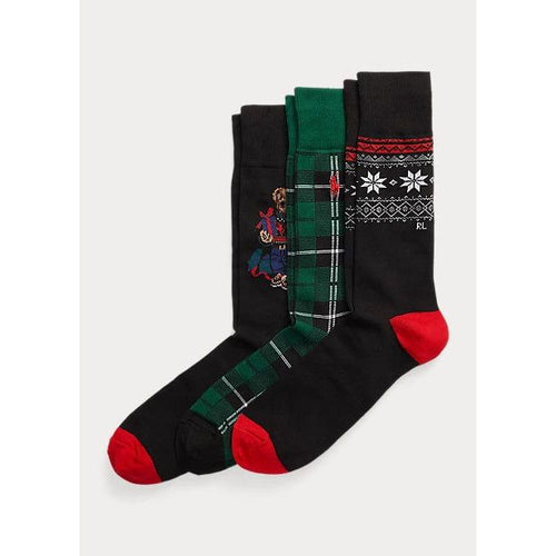 Load image into Gallery viewer, POLO RALPH LAUREN POLO BEAR CREW SOCK 3-PACK - Yooto
