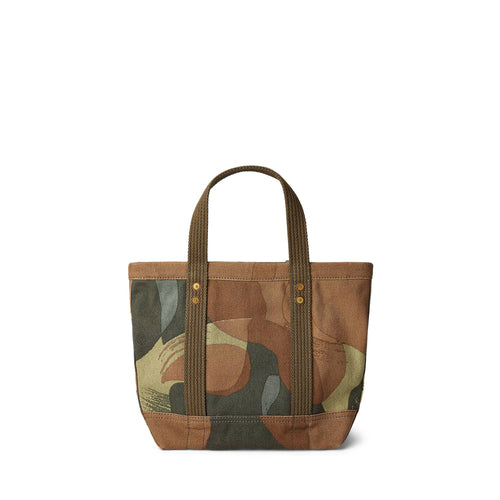 Load image into Gallery viewer, Polo Bear Small Canvas Tote - Yooto

