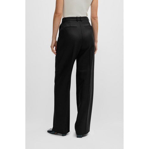 Load image into Gallery viewer, BOSS REGULAR-FIT TROUSERS IN VIRGIN-WOOL TWILL - Yooto
