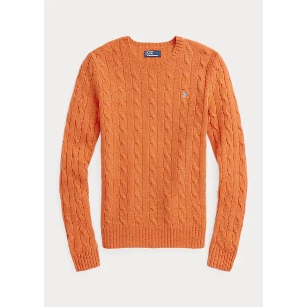 POLO RALPH LAUREN CABLE-KNIT WOOL-CASHMERE JUMPER - Yooto