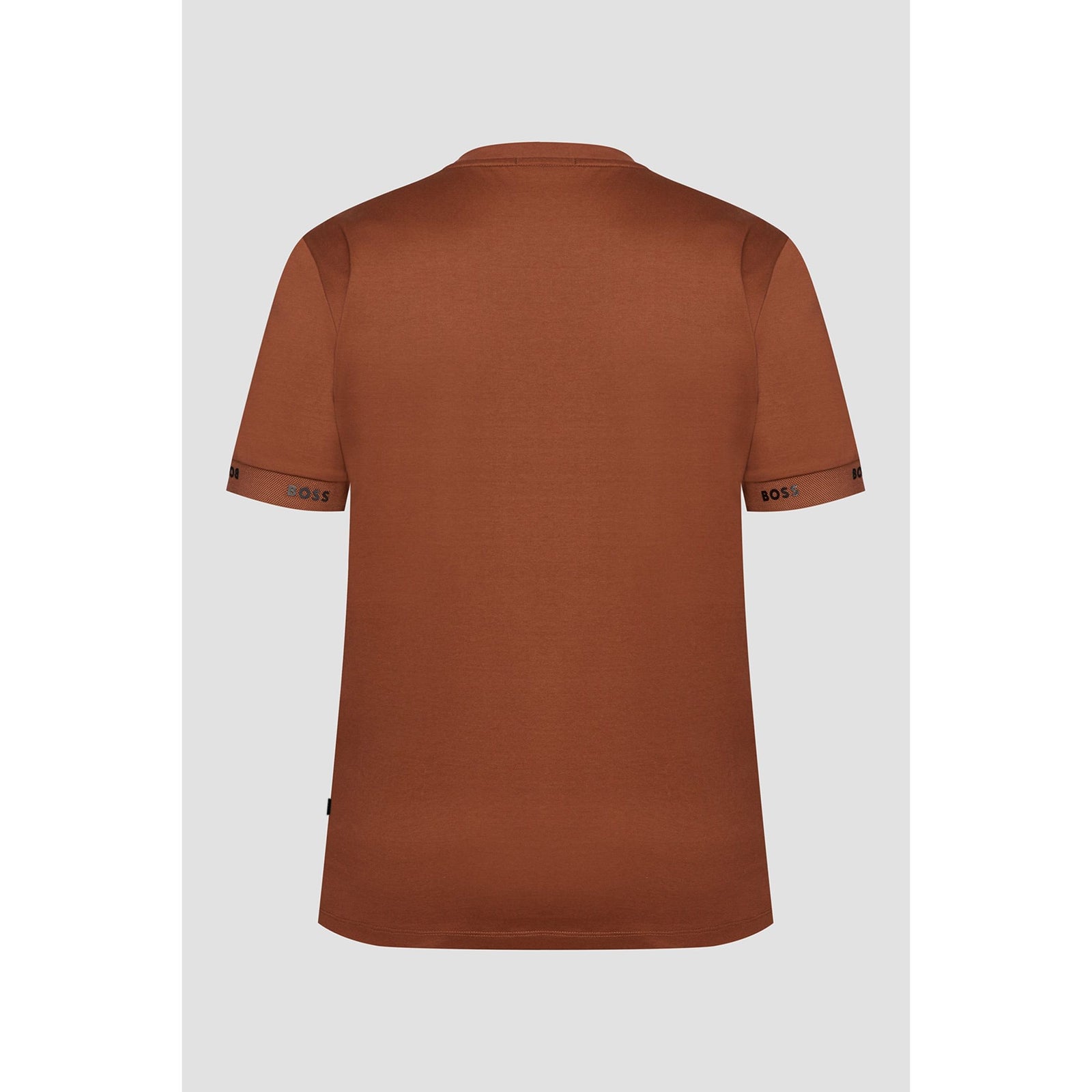 BOSS MERCERISED-COTTON REGULAR-FIT T-SHIRT WITH LOGO CUFFS - Yooto